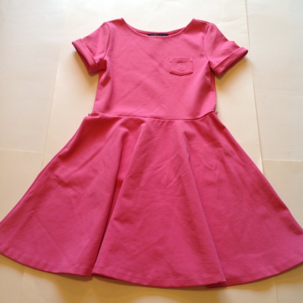 Polo Ralph Lauren Pink Ponte Dress * Size L 12-14